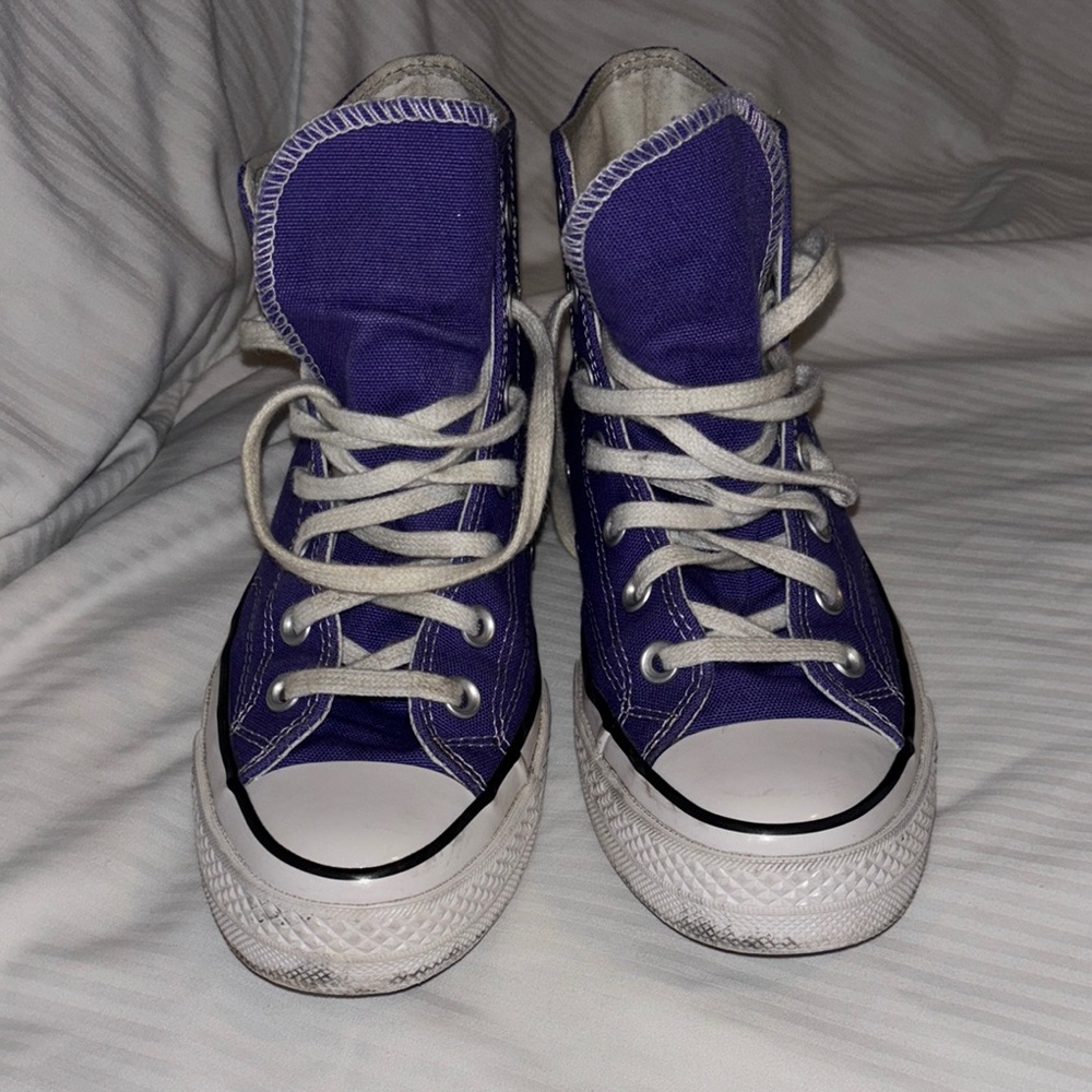 Converse Purple High-Top Sneakers